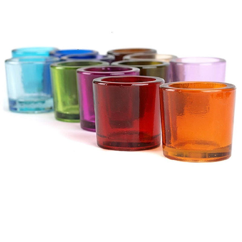 Heavy Glass Votive Candle Holders - 50% Recycled Glass