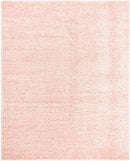 Faina Solid Pink Shag Washable Area Rug - Clearance
