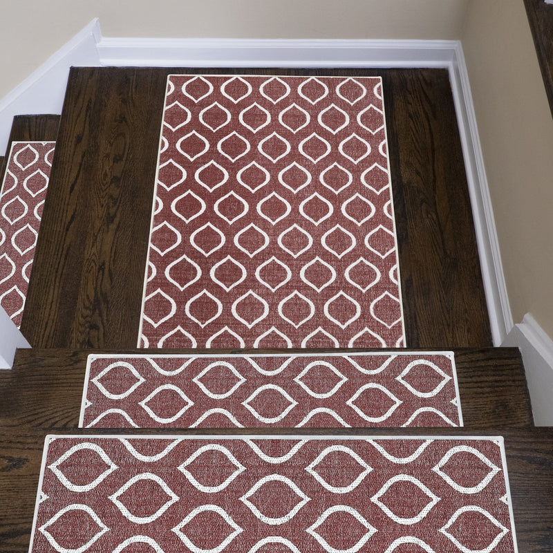 Sussexhome Drop Collection 2 x 3 Foot Heavy Duty Low Pile Landing Rug Runner