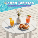 Adirondack Side Table 18x18 Weather-Resistant HIPS by LJGDeals
