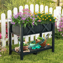 HIPS Raised Garden Bed Poly Wood Elevated Planter Box by LJGDeals