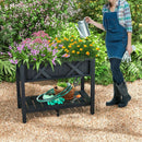 HIPS Raised Garden Bed Poly Wood Elevated Planter Box by LJGDeals