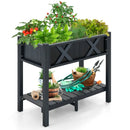 HIPS Raised Garden Bed Poly Wood Elevated Planter Box by LJGDeals
