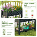 HIPS Raised Garden Bed Poly Wood Elevated Planter Box by LJGDeals