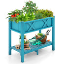 HIPS Raised Garden Bed Poly Wood Elevated Planter Box