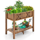 HIPS Raised Garden Bed Poly Wood Elevated Planter Box by LJGDeals
