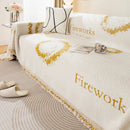 Fireworks Reversible Couch Cover Blankets Furniture Covers Washable Sectional Couch Covers by Slipcover KAS™