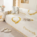 Fireworks Reversible Couch Cover Blankets Furniture Covers Washable Sectional Couch Covers by Slipcover KAS™