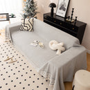 Chenille Jacquard Sofa Throw Blanket Cover Soft Polyester Weave Couch Throw Cover for Pets Dog Kids