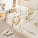 Fireworks Reversible Couch Cover Blankets Furniture Covers Washable Sectional Couch Covers by Slipcover KAS™