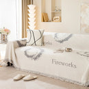 Fireworks Reversible Couch Cover Blankets Furniture Covers Washable Sectional Couch Covers by Slipcover KAS™