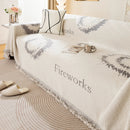 Fireworks Reversible Couch Cover Blankets Furniture Covers Washable Sectional Couch Covers by Slipcover KAS™