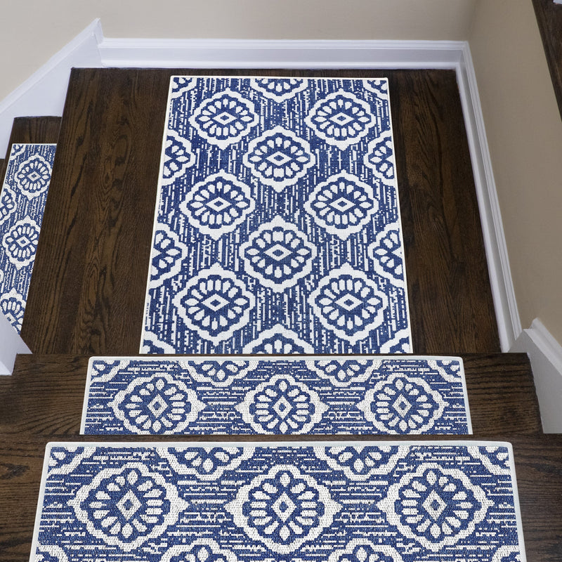 Sussexhome Flower Collection 2 x 3 Foot Heavy Duty Low Pile  Landing Rug Runner