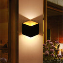 GobekUsa Dual-Head Wall Light 12W COB LED Modern Outdoor Indoor Decor Aluminum