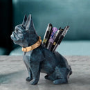 GobekUsa Dog Resin Pen Holder Desk Organizer Office Accessories Storage Pencil Pot