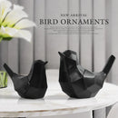 GobekUsa Couple Birds Resin Figurines for Home Decor and Tabletop Ornaments