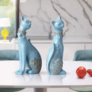 GobekUsa Cat Statue: Decorative Resin Sculpture, Creative Home Decor, Wedding Gift
