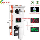 GobekUsa Bathroom Shower Faucet Set Triple Mixer Valve Thermostatic Cartridges, 2-3 Ways