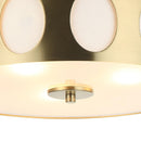 14 Inch Modern 3-Light Golden Flush Mount Ceiling Lighting