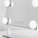 9 Led Light Bulb Hollywood Vertical Makeup Mirror - 12" X 14"