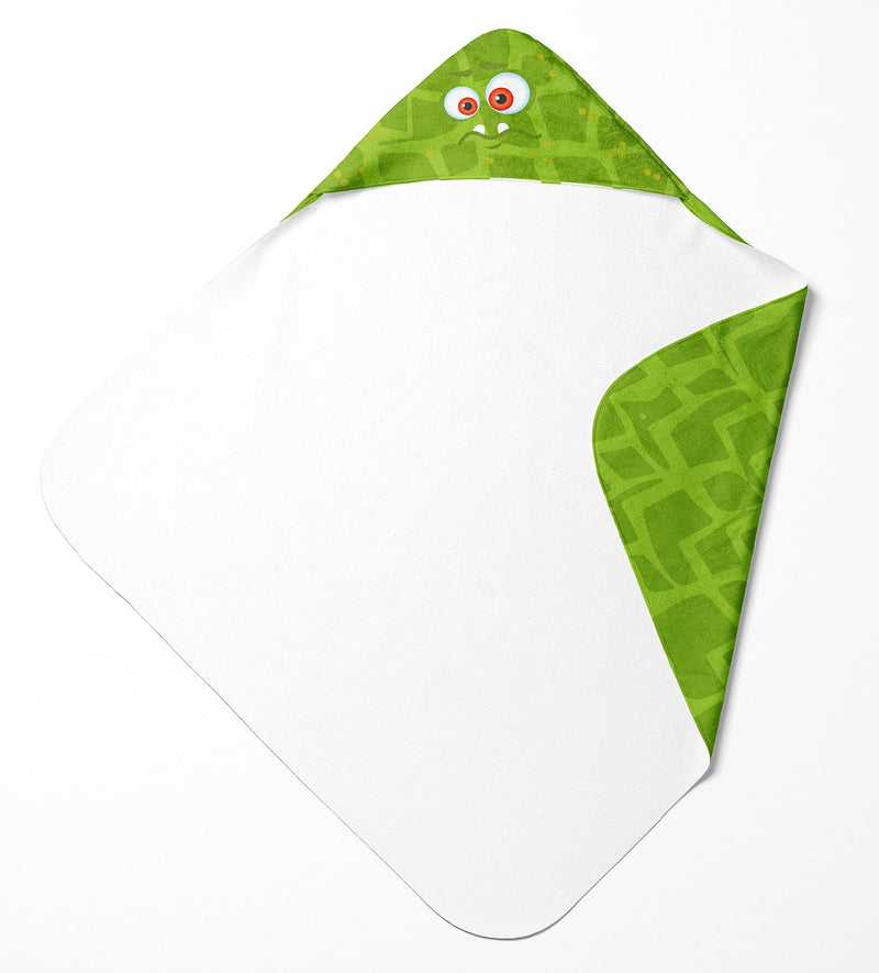 Green Monster Soft and Absorbent Hooded Baby Towel