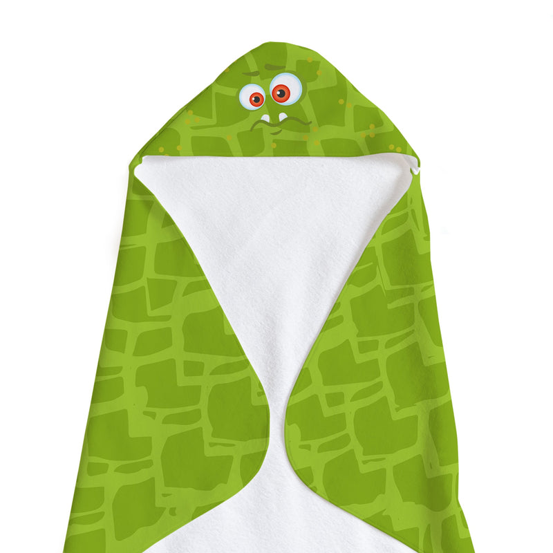 Green Monster Soft and Absorbent Hooded Baby Towel