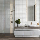 White 4x12 Polished Ceramic Subway Tile (34 pack, 10.4 sq ft/case)