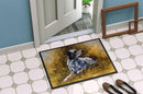 English Setter by Michael Herring Doormat Indoor Outdoor 24H X 36W Front Door Mat Rugs for Entryway, Non Slip Washable Low Pile,