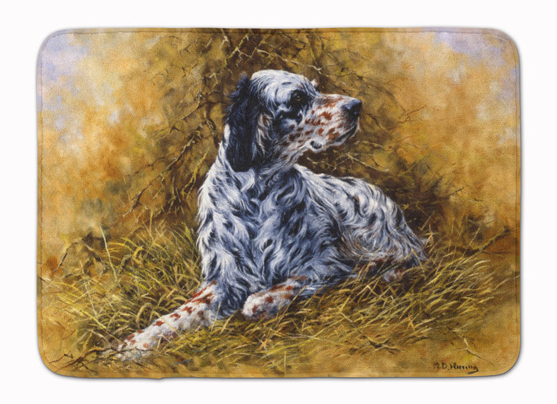 English Setter by Michael Herring Machine Washable Memory Foam Mat HMHE0007RUG