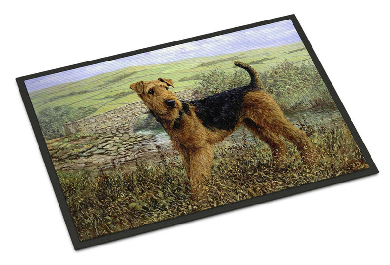 Airedale Terrier The Kings Country Indoor or Outdoor Mat 24x36 HMHE0245JMAT