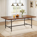 70.8" Rectangle Industrial Conference Table