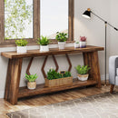 70.86-Inch Console Sofa Table with Storage for Entryway & Living Room