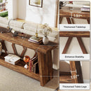 70.86-Inch Console Sofa Table with Storage for Entryway & Living Room