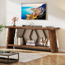 70.86-Inch Console Sofa Table with Storage for Entryway & Living Room