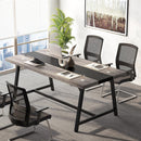 6FT Conference Table, 70.8" Rectangular Executive Desk & Meeting Table