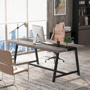 6FT Conference Table, 70.8" Rectangular Executive Desk & Meeting Table