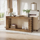 Rectangular Wood Console Table for Living Room