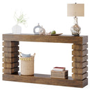 Rectangular Wood Console Table for Living Room