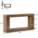 Rectangular Wood Console Table for Living Room