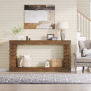 Rectangular Wood Console Table for Living Room