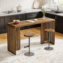 63" Rectangular Dining Table, High Top Bar & Kitchen Table (Table Only)