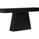 Farmhouse Console Table with Trapezoidal Base