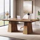 63" Office Computer Desk, Modern Executive Workstation