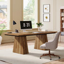 63" Office Computer Desk, Modern Executive Workstation