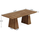 63" Office Computer Desk, Modern Executive Workstation