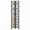 70.8" 6-Tier Corner Bookcase & Display Storage Shelf