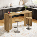 63" Rectangular Dining Table, High Top Bar & Kitchen Table (Table Only)