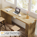 63" Rectangular Dining Table, High Top Bar & Kitchen Table (Table Only)