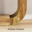 70.9" Solid Wood Console Table with U-Shaped Pedestal