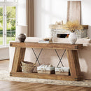 70.9" Console Table, Farmhouse Sofa & Entryway Table with Sturdy Base
